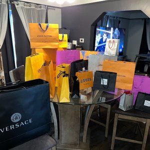 Designer shopping bags